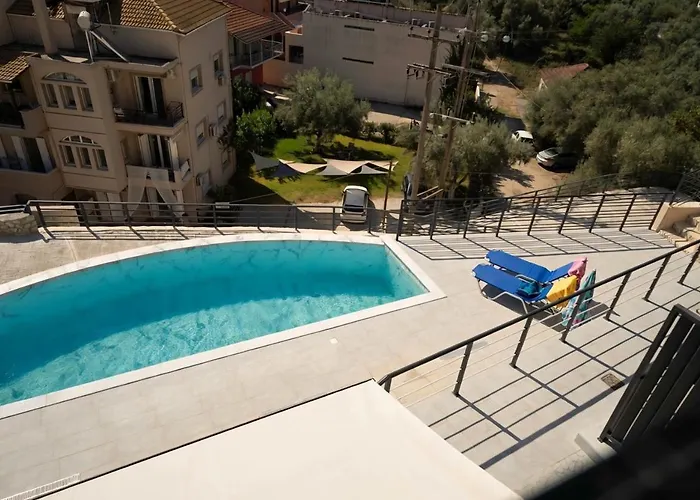 Poseidon Sea View - Ocean, River Apartament Nikiana